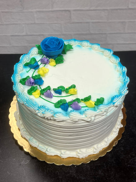 Celebration Cake, 8" Vanilla Custard