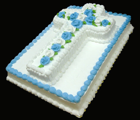 Cross Cut-Out Full Sheet Cake- Serves 80