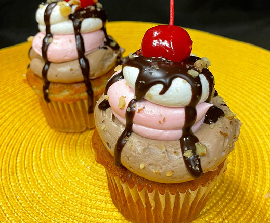 Cupcake, Banana Split Specialty