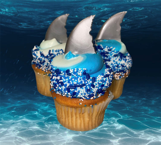 *****Shark Bite Cupcake - Available for Shark Week